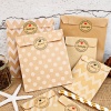 Picture of Paper Packing & Shipping Bags Packing Material Supplies Set Kraft Paper Color Smile Pattern " Merci " , 1 Packet