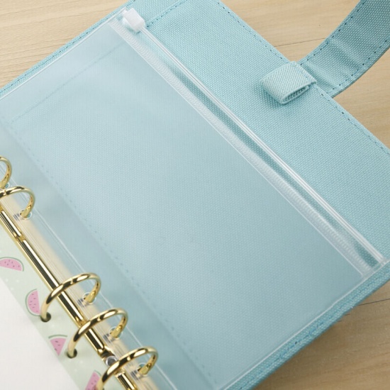 Immagine di PVC Waterproof Zipper Loose Leaf File Folder Storage Bag