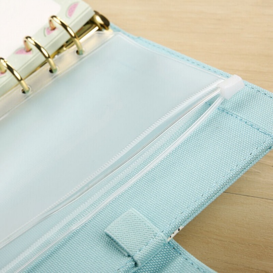 Immagine di PVC Waterproof Zipper Loose Leaf File Folder Storage Bag