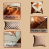 Immagine di Brown Square Pillowcase Home Textile