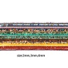 Imagen de Gema ( Natural ) Cuentas Ronda Multicolor 37cm - 36cm longitud, 1 Sarta