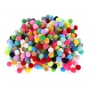 Picture of Polyester Pom Pom Balls Multicolor Ball 1 Packet