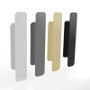 Picture of Coffee - Plastic Self-adhesive Handles Pulls Knobs For Drawer Cabinet Furniture Hardware 108x23x18mm, 2 PCs