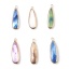 Picture of Dyed Zinc Based Alloy & Shell Pendants Gold Plated Drop Multicolor 32mm x 11mm, 2 PCs