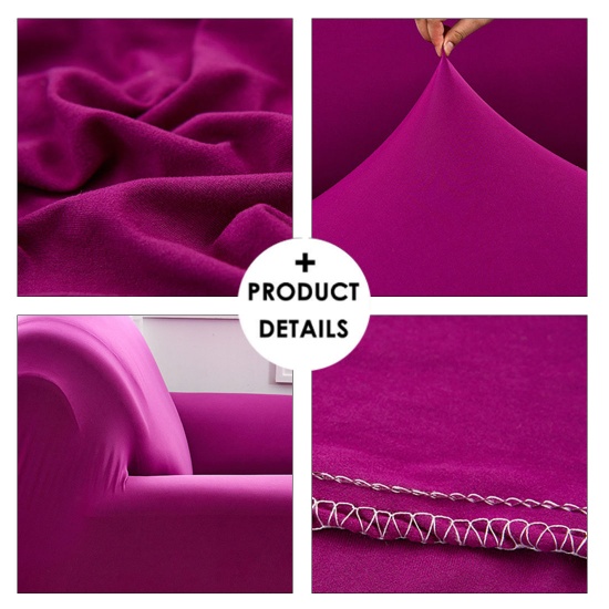 Immagine di Mint Green - Antislip Elastic Four Seat Sofa Cover Home Textile 235cm - 300cm, 1 Piece