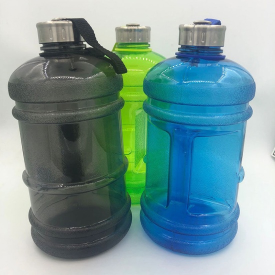 Picture of Purple - 2.2L PET Portable Large Capacity Sports Water Bottle With Handle 13x27cm, 1 Piece