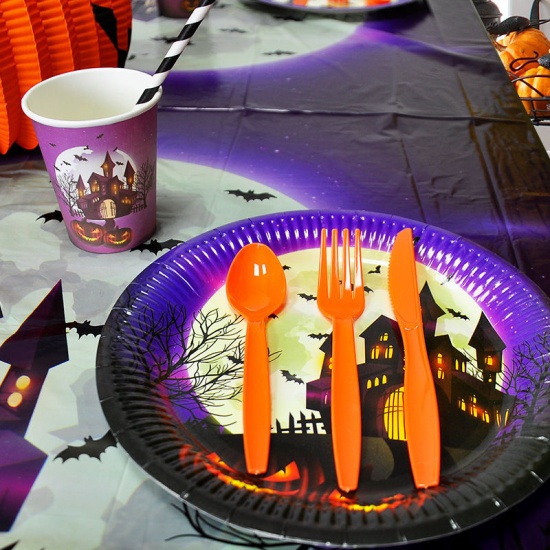 Picture of Disposable Tableware Halloween Party Decorations