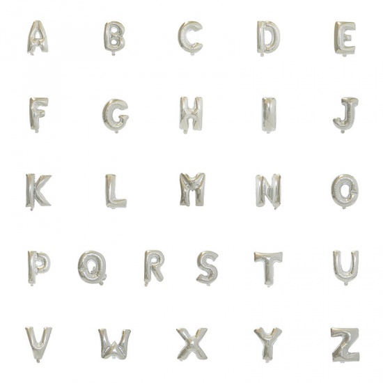 Immagine di Red - Aluminium Foil Uppercase Letter " Z " Alphabet Balloon Party Decorations 81cm long, 1 Piece