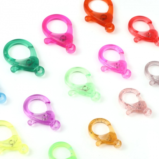 Picture of Plastic Lobster Clasp Findings At Random Color