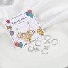 Picture of (doreenbox)Zinc Based Alloy Knitting Stitch Markers Hexagon Multicolor Bee 34mm x 15mm, 1 Set ( 6 PCs/Set)