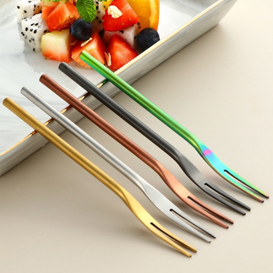 Picture of 304 Stainless Steel Sanding Long Fruit Fork