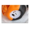 Image de Noir - Citrouille LED Résine Portable Halloween Ornements Décorations Accessoires de Fête 12x8cm, 1 Pièce