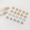 Picture of Copper Wire Protectors Real Platinum Plated Plating 5mm x 4mm, 50 PCs