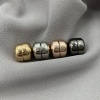 Изображение Golden - Zinc Based Alloy No-snag Magnetic Round Scarf Buckle For Hijab Scarf Wrap 1cm Dia., 1 Piece