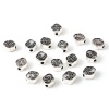 Picture of Zinc Based Alloy Spacer Beads Rhombus Antique Silver Color Dog About 10mm x 9mm, Hole: Approx 2.1mm, 50 PCs