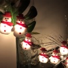Изображение White - 3M Christmas Santa Claus LED Strip Lights 20 LEDs USB Powered For Room Home Garden Decoration, 1 Piece