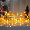 Изображение Yellow - 28x11x2cm Merry Christmas Warm White LED Strip Lights Battery Powered For Room Home Garden Decoration, 1 Piece