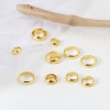 Picture of Copper Beads Frames Gold Filled Round 5 PCs
