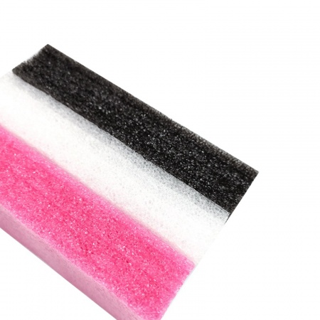 Pearl Cotton Neddle Felting Wool Felt Tools Craft Accessories Foam Cushion Rectangle Fuchsia 15cm x 10cm, 1 Set