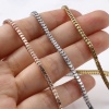 Picture of Stainless Steel Box Chain Necklace Multicolor 1 Piece