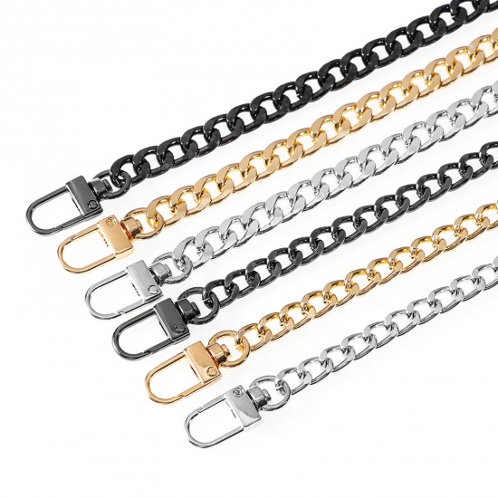 Picture of Iron Based Alloy Purse Chain Strap Multicolor 120cm long, 1 Piece