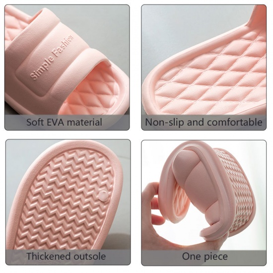 Immagine di EVA Men And Women Couple Summer Soft Soled Non-Slip Shower Slippers Sandals For Bathroom Indoor Outdoor