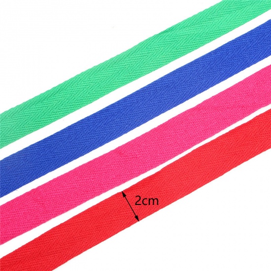 Изображение Полиэстер лента Разноцветный 2см, 1 Рулон (Примерно 5 ярдов/Рулон)