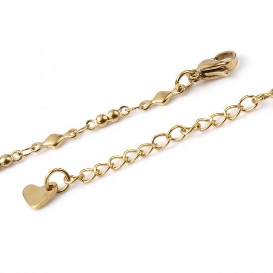 Picture of Stainless Steel Anklet Gold Plated 1 Piece