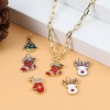 Picture of Copper Christmas Charms Multicolor Micro Pave 1 Piece