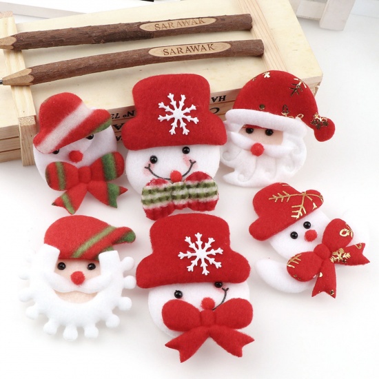 Immagine di Stoffa Accessori per materiali artigianali fatti a mano fai-da-te Multicolore Natale 1 Pacchetto