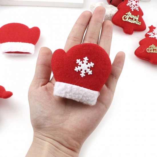 Immagine di Stoffa Accessori per materiali artigianali fatti a mano fai-da-te Multicolore Natale 1 Pacchetto