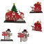 Picture of Multicolor - 25# Painted Wooden Crafts Christmas Ornament Home Decoration 18.5x16cm, 1 Piece