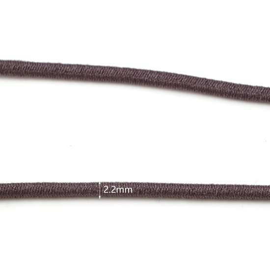 Immagine di Nylon Gioielli Corda Multicolore Elastico 2.2mm, 1 Rotolo (Circa 5 M/Rotolo)
