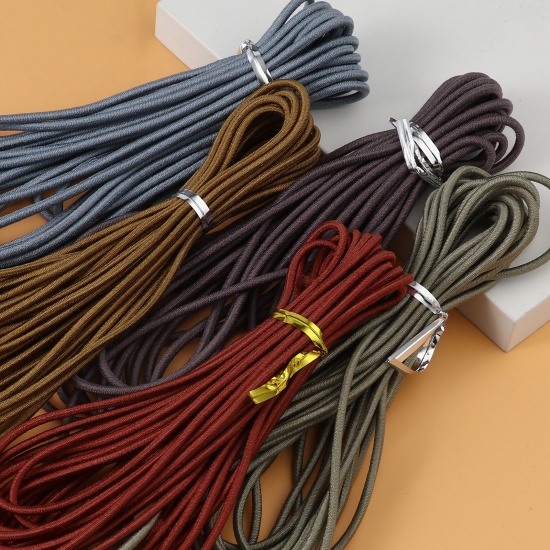 Immagine di Nylon Gioielli Corda Multicolore Elastico 2.2mm, 1 Rotolo (Circa 5 M/Rotolo)