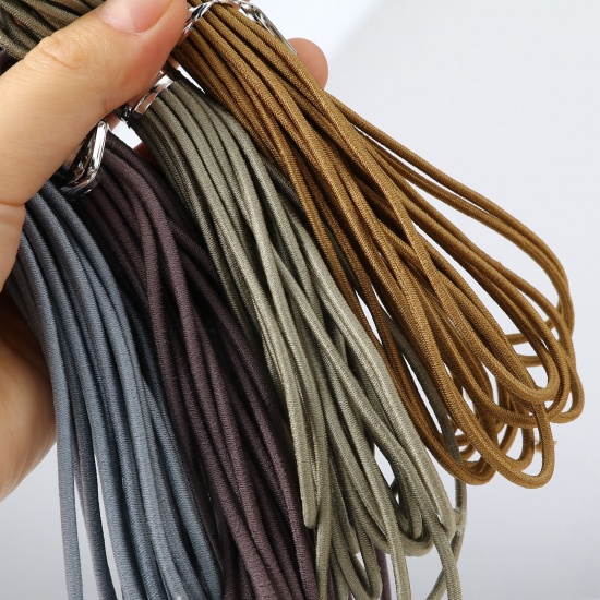 Picture of Nylon Jewelry Cord Rope Multicolor Elastic 2.2mm, 1 Roll (Approx 5 M/Roll)