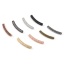 Immagine di Ottone Perline Tubo Multicolore Come 3.1cmx 0.7cm, Foro: circa 2.5mm, 1 Pz