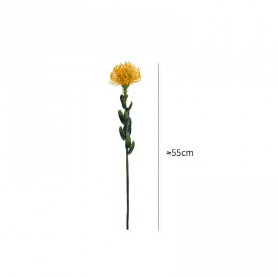 Image de Rose - 5 # Fleur artificielle Lycorisradiata Arrangement floral Décoration de la maison 55 cm de long, 1 pièce