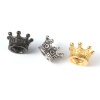 Immagine di Acciaio Inossidabile Stile Europeo Perline Corona Multicolore 11mm x 6mm, Buco: Circa 4.9mm, 1 Pz