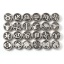 Immagine di Acciaio Inossidabile Perline Tondo Pistola Nera Costellazione 10mm Dia., Buco: Circa 1.8mm, 2 Pz