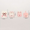 Picture of Zinc Based Alloy Charms Rabbit Animal White Painted 23mm x 18mm, 10 PCs