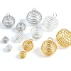 Picture of Iron Based Alloy Spiral Bead Cages Pendants Multicolor 20 PCs