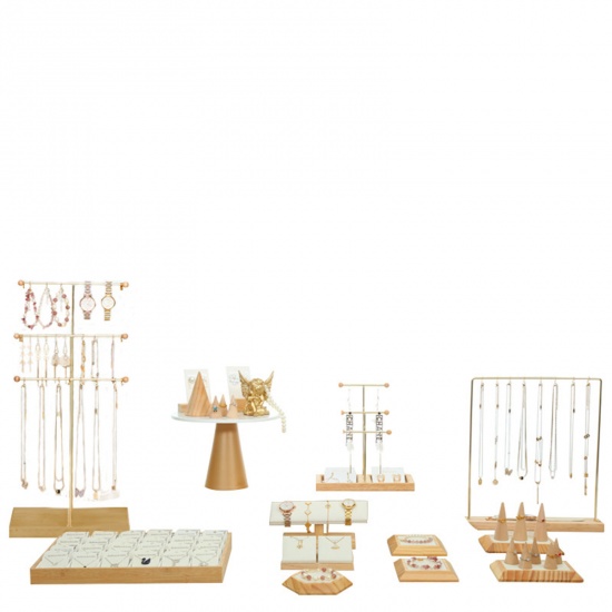 Picture of Wood Jewelry Displays Natural , 1 Piece