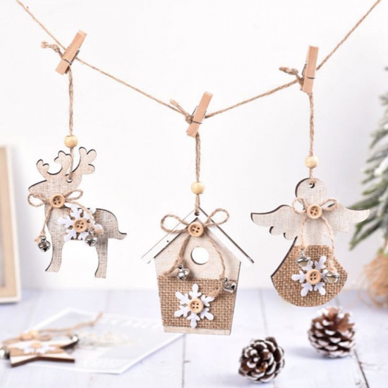 Immagine di Christmas Tree Hanging Decoration For Closet Door And Window