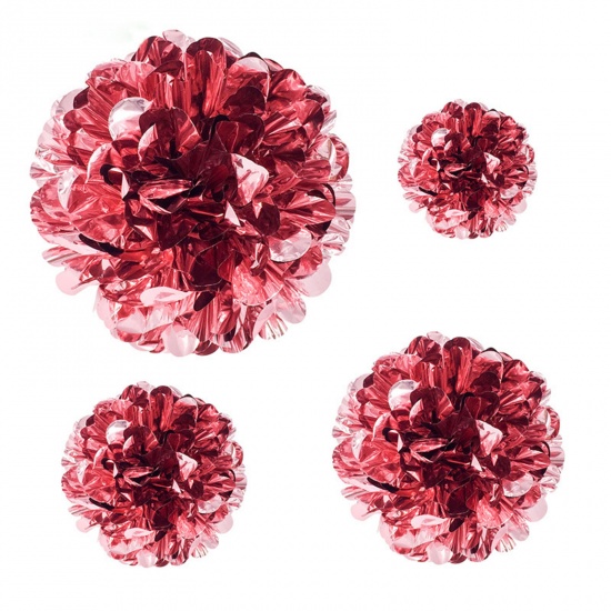Picture of Paper Party Decorations Flower Ball Rose Gold 30cm Dia., 5 PCs