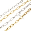 Picture of Stainless Steel Link Cable Chain Oval Multicolor 5 M