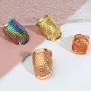 Picture of Copper Finger Thimble Multicolor Adjustable 26mmx 18mm, 5 PCs