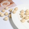 Picture of Wood Spacer Beads Round Natural Number About 16mm Dia., Hole: Approx 4.5mm - 3.6mm, 20 PCs