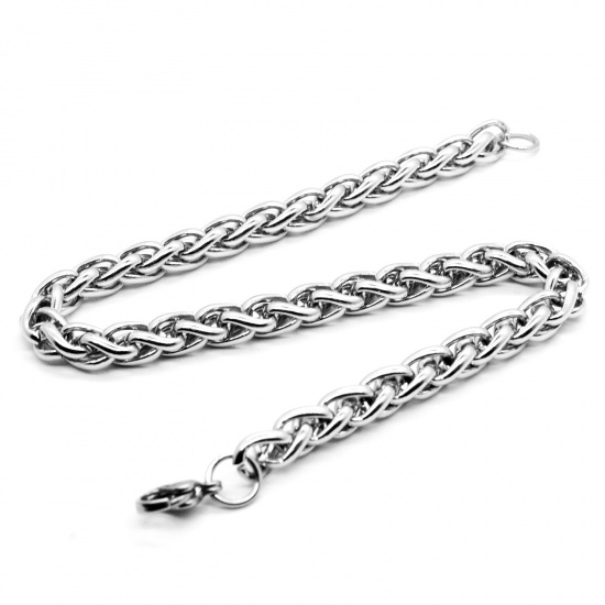 Picture of Stainless Steel Bracelets Silver Tone 1 Piece