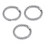 Image de Bracelets en Acier Inoxydable Argent Mat 1 Pièce