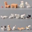 Image de Blanc - 14 # Série de Mignon Chat Décoration Miniature Micro Paysage en Résine 4.5x2.4cm, 1 Pièce